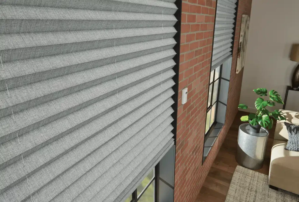 Textured Pleated Shades 1 brandon
