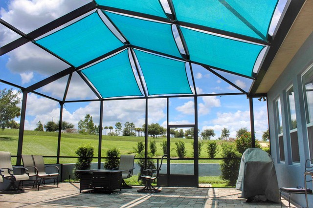 Pool Cage Shade Screens Brandon FL | Lanai Sun Protection